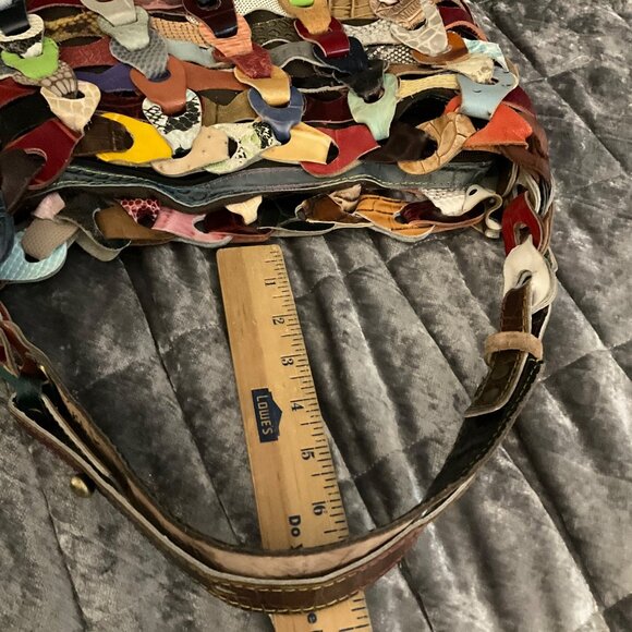 Multicolor Woven Hobo Bag - Picture 6 of 13